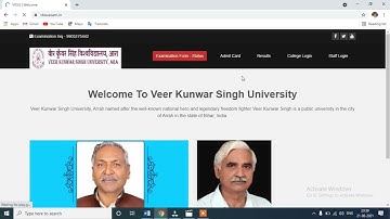 How to download VKSU admit card (B.A/B.sc/B.com) 2018-21