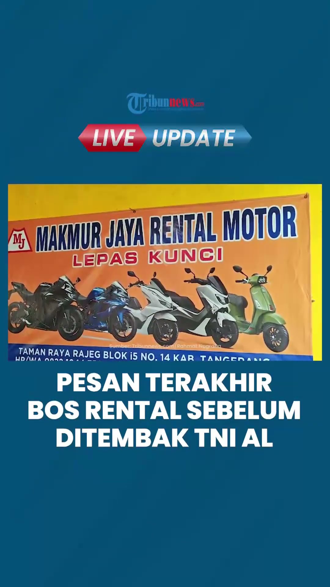 Buat Agam Menangis, Kata kata Bijak Bos Rental Ilyas Sebelum Tewas Ditembak Oknum Anggota TNI AL