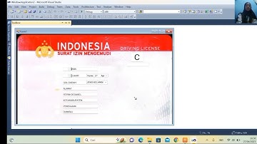 Cara pembuatan SIM  menggunakan aplikasi visual basic net 2010