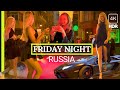  hot nightlife moscow beautiful girls cars vibes friday night in russia august 2023 4kr