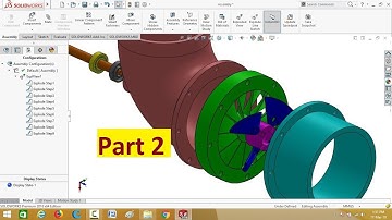 SolidWorks Tutorial: Design and Assembly of Kaplan Turbine Part 2