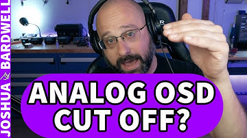 My Analog OSD Letters Are Cut Off! Betaflight! Cobra X Box Goggles! Help! - FPV Questions