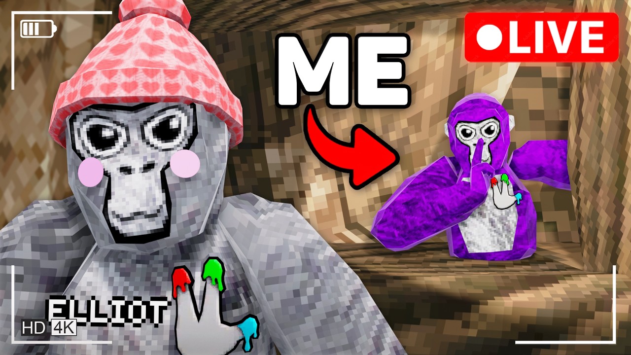 I Secretly Hid in YouTuber Livestreams (Gorilla Tag)