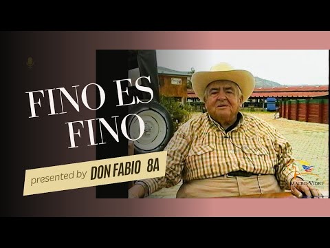 Don Fabio Ochoa 27 años despues dando Cátedra. El último grito de la moda.