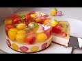 No-Oven | No-Egg | Fruit Jelly Cheesecake | Rare Cheesecake