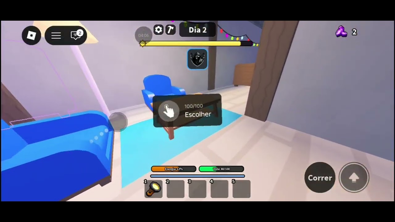 Vou jogar um jogo chamado de sobrevive ao super mercado no Roblox 