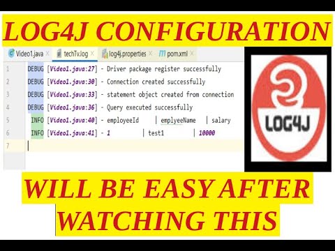 log4j configuration steps