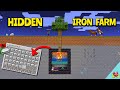 Minecraft Easy Underground Iron Farm (HIDDEN) - Iron Farm in Minecraft 1.16