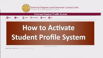 How to Activate Student Profile Video