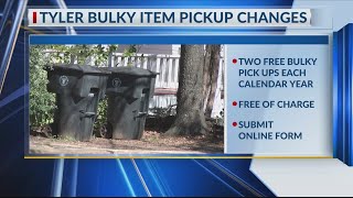 City of Tyler changing bulky item pick-up program