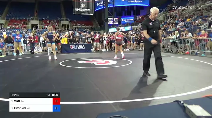 122 Lbs Quarterfinal - Savannah Witt, Pennsylvania...
