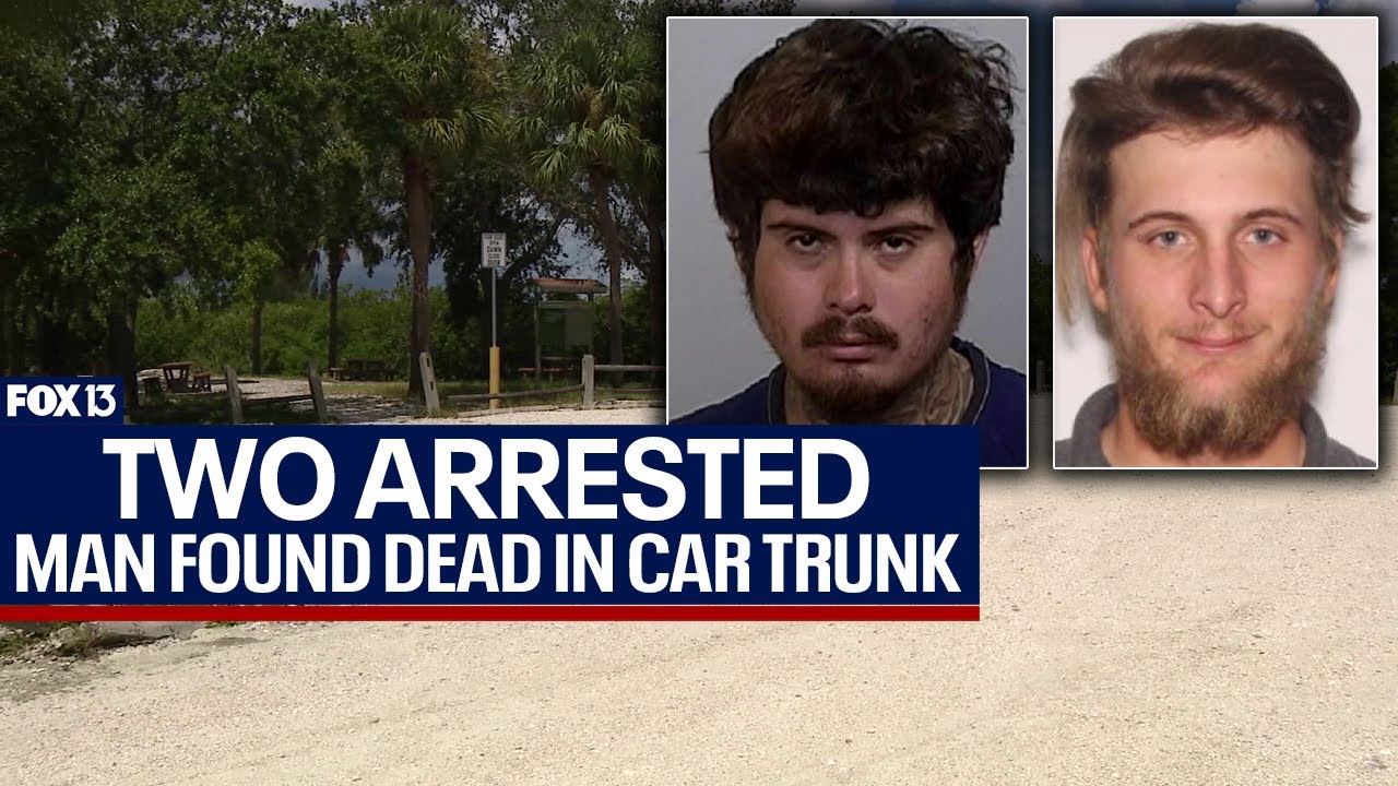 Florida men arrested after man found shot to death in trunk - YouTube