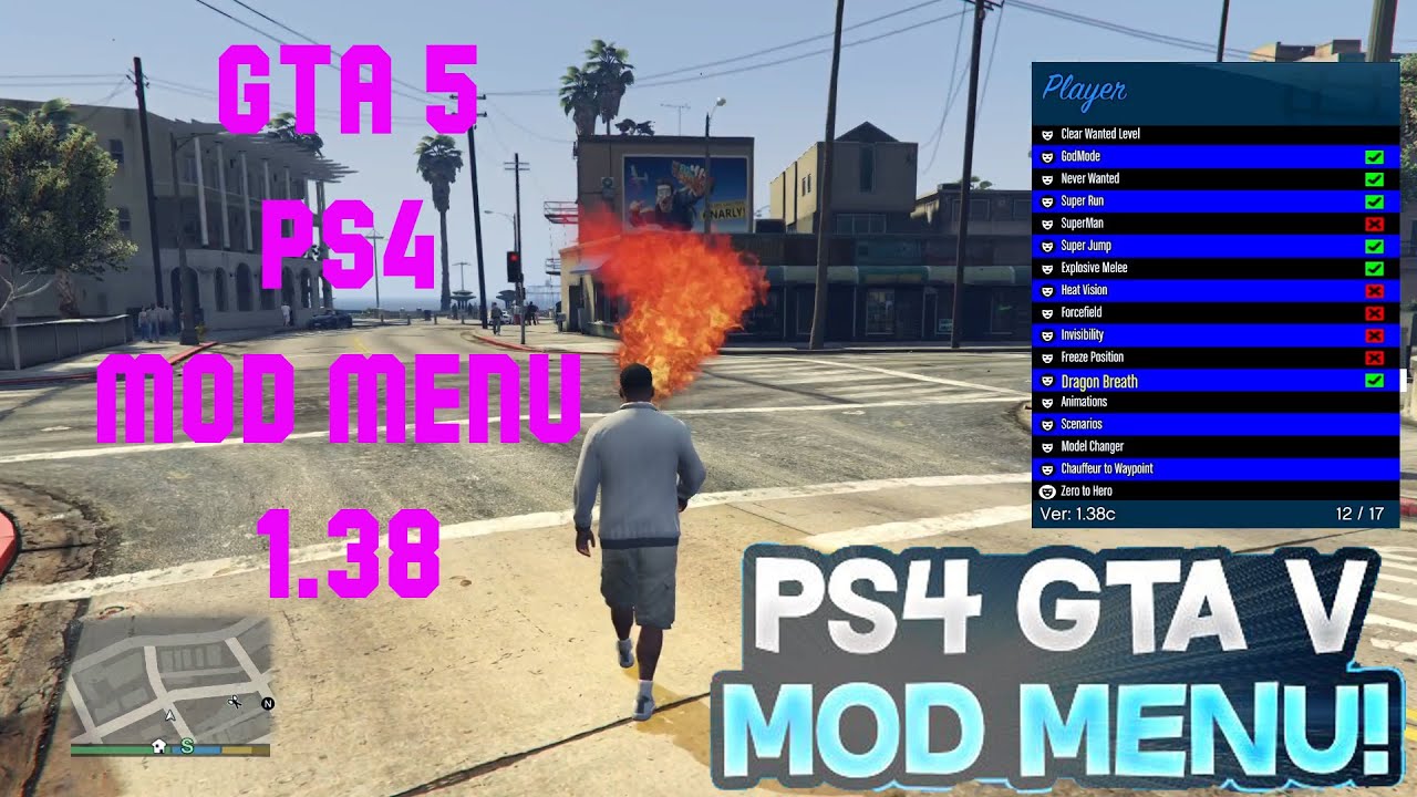 GTA 5/1.38] Expulsion V4.0 Mod Menu PS4 (9.00) 