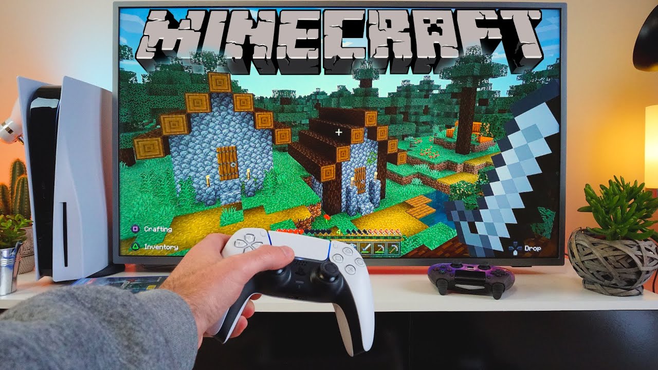 Testing Minecraft On The PS5- POV Gameplay Test, Part 1