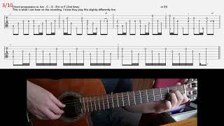 Metallica The Unforgiven acoustic and rhythm guitar lesson