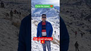 Sonmarg Mein Fans Surprise 😍 #paramjeet8328 #sonmarg #fans #kashmir #kashmirvlog