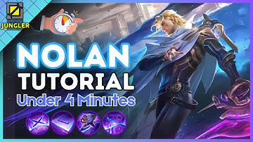 4-Minute Nolan Tutorial in the Jungle || (MLBB S34) 2024