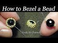 How to Bezel a Bead  Peyote Stitch Beginners Beaded Tutorial