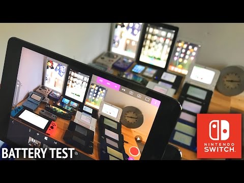 Nintendo Switch Battery Test - Switch vs iPad vs 3DS vs Vita