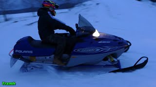 Polaris Indy Classic 600 Cold start and Test Ride