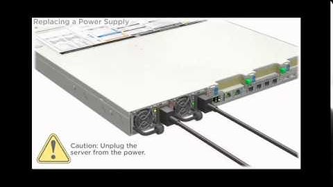 Replacing a Power Supply - Sun Server X4-2