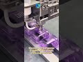 The visual paint dispenser is applied to the groove of the earphone shell.