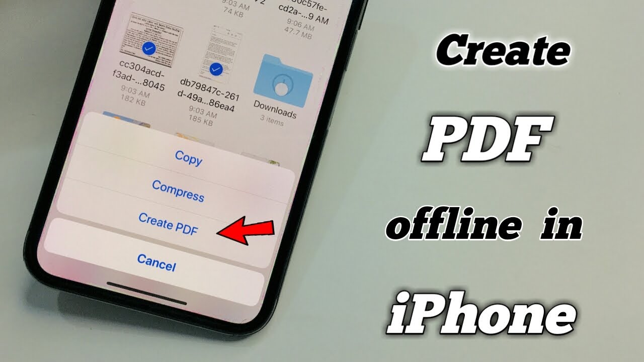 How To Convert Photos To PDF In IPhone How To Make PDF File From 