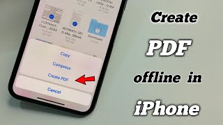 How to convert Photos to PDF in iPhone || How to make PDF file from Photos in iPhone  ✔✔ screenshot 3