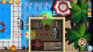 Robbery Bob 2- Tips & Tricks: Rotten Donut in pool screenshot 3