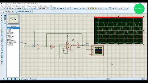 how to simulate active clamping circuit in proteus