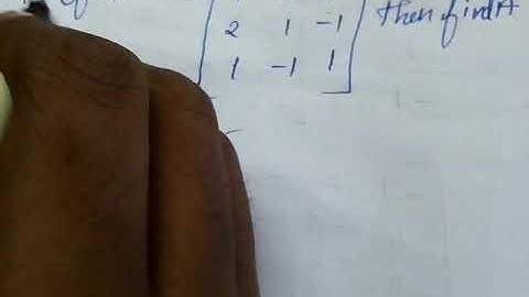 11th Business Maths Exercise 1.2, Sum 7 (Ch-1, Matrices)