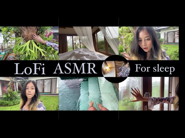 AsMr for SLEEP at the Pool villa 💤  - Lofi ASMR