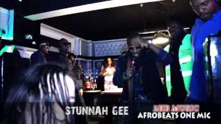 Afrobeats One Mic Stunnah Gee performing "Celebrate Today"