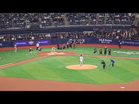 [4K] 24.03.20 MLB 서울 시리즈 박찬호 시구