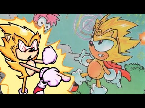 Fleetway Super Sonic - The Evil Original Super Sonic 
