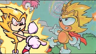 pingsley (COMMS OPEN) on X: Fleetway Sonic and Super Sonic https