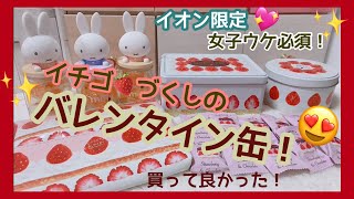 【バレンタイン】イオン限定！可愛いチョコレート缶！ミッフィーも♡