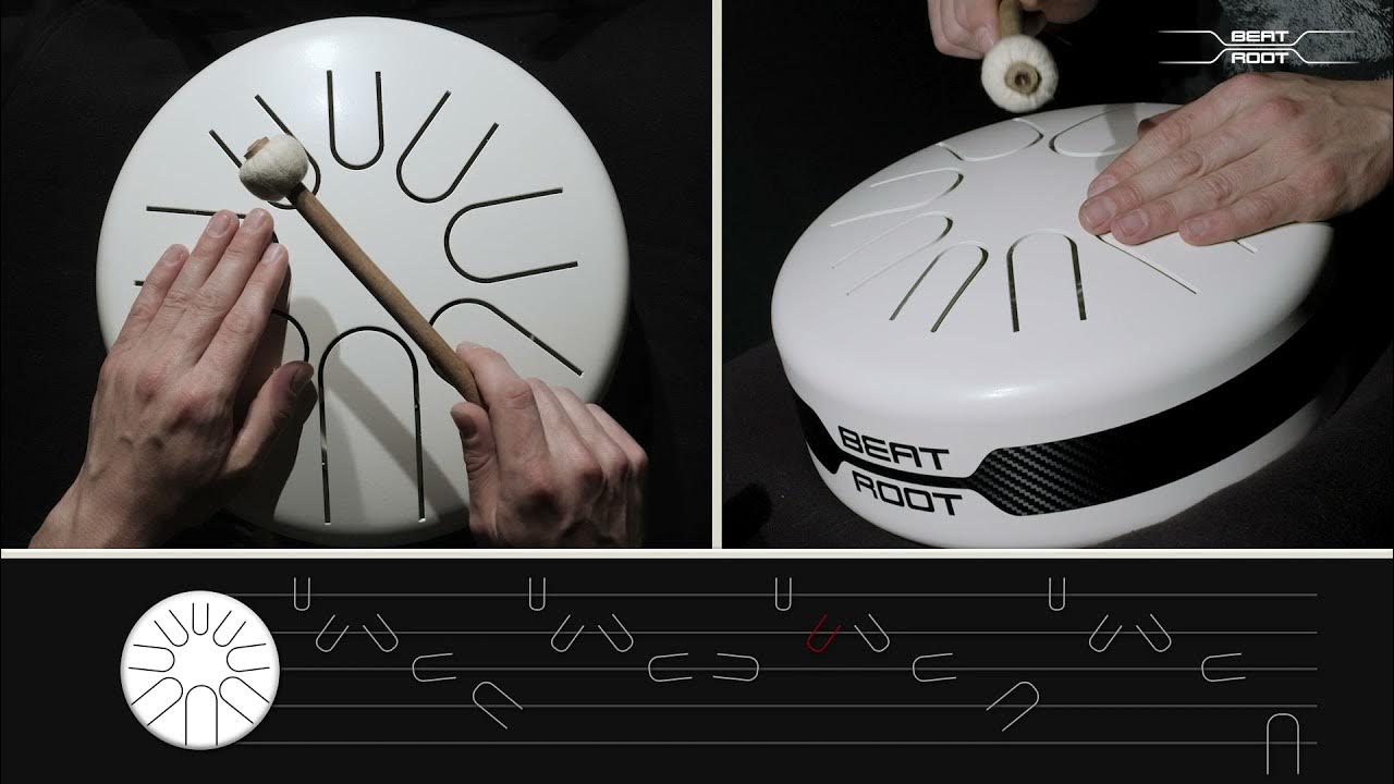How to learn to play 8note tongue drum? Tutorial 1 (beginner) YouTube