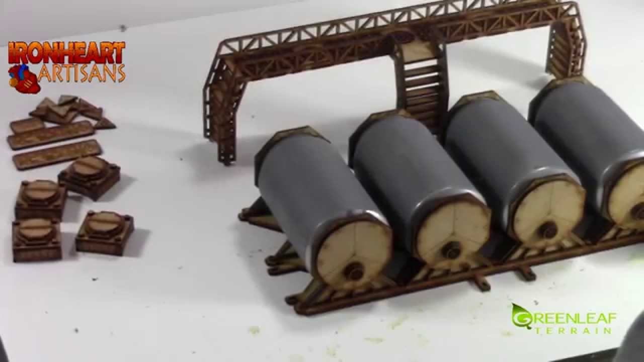 How to Build: 4 Can Fuel Storage 28mm Scale Terrain