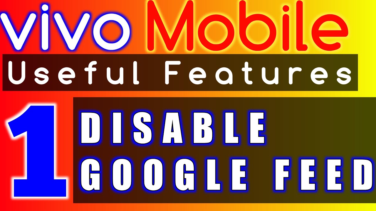 Vivo Mobile Useful Feature 1-Disable Google Discover in Tamil | Vivo T1 44W | Vivo Tips and Tricks