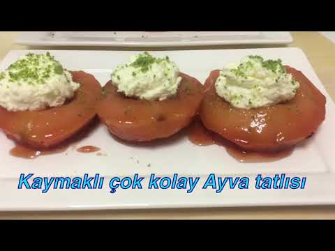 Kolay Kaymaklı Ayva Tatlısı Nasıl Yapılır?(ayva Tatlısı)