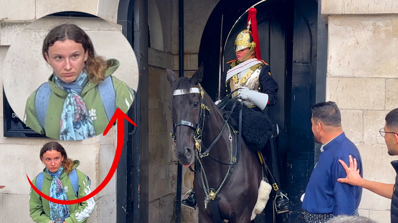 FINALLY King's Guard STEP UP and DEAL with this SILLY Tourists