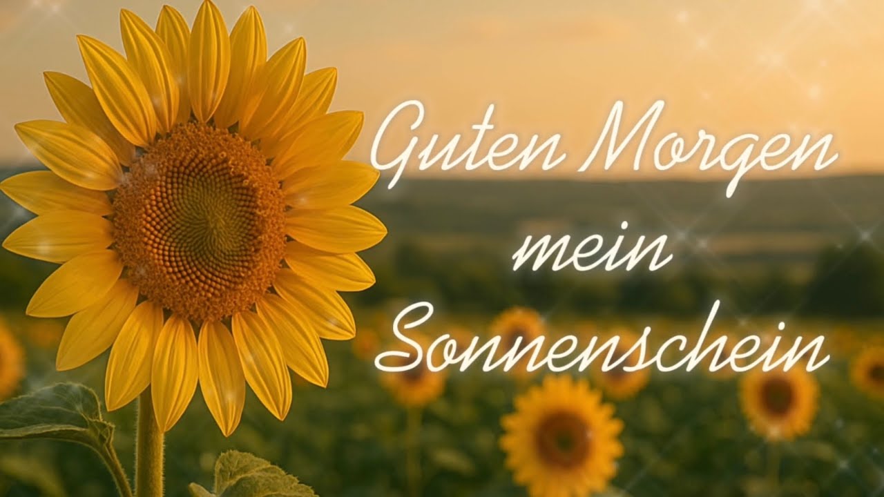 Guten Morgen Sonnenschein ☀️ – Ein lieber Gruß zum Teilen ️ - YouTube