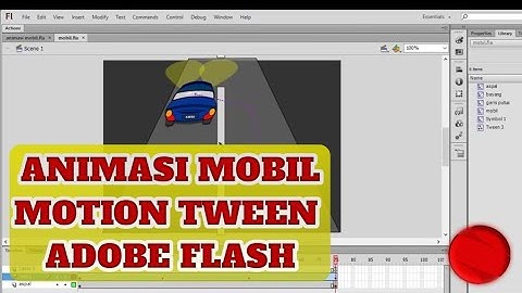 Tutorial Adobe Flash CS6 Membuat Animasi Mobil