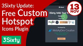 3Sixty Web Tour Maker Update - You can use any image file as custom hotspot icon screenshot 2
