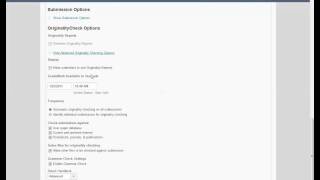 Quick Guide - Dropboxes: Enabling TurnItin on a New Dropbox