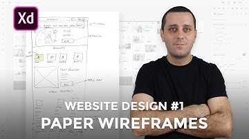 Website Design From Scratch / Adobe Xd Masterclass Part 1 / Design Brief And Paper Wireframes