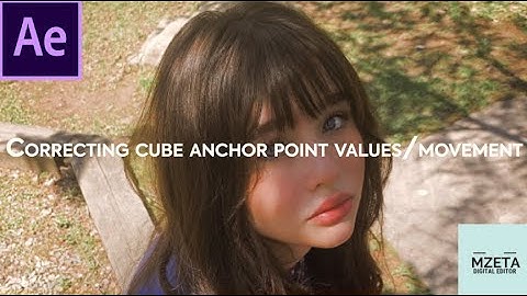 After Effects Tutorial- Correcting cube anchor point values/movement (within null layer)
