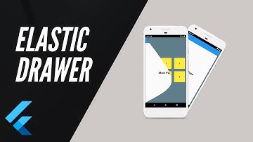 Flutter Elastic Drawer UI | Flutter UI Tutorial