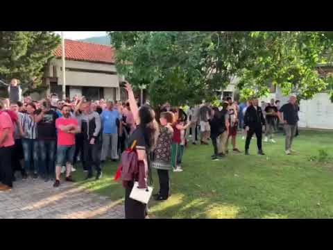 | Vijesti Budva: Protest ispred stanice policije